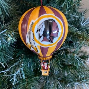 Vintage 2003 Washington Redskins Hot Air Balloon Ornament